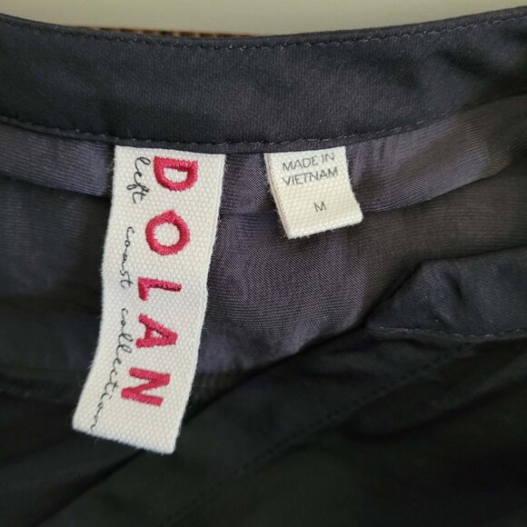 Dolan Shirt Womens Medium Relaxed V Neck Tunic Hi Low Button Anthropologie - Picture 5 of 12